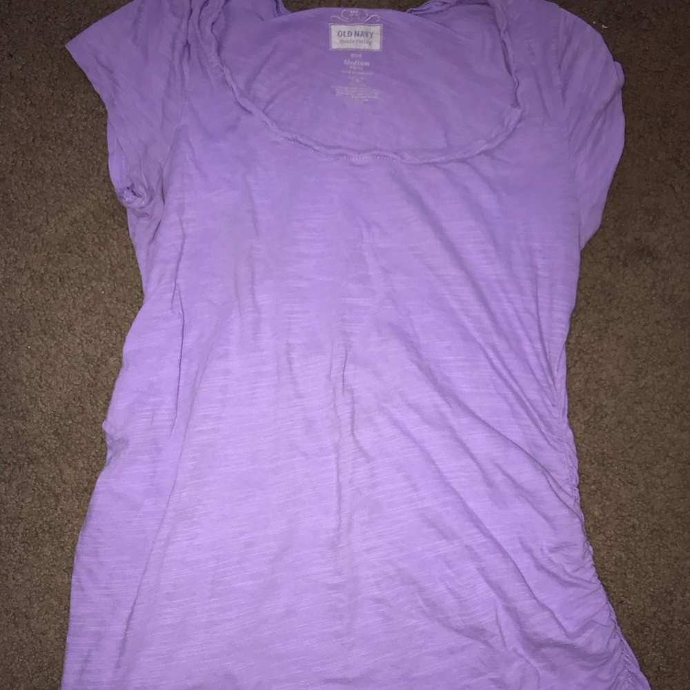Purple Old Navy tee-maternity